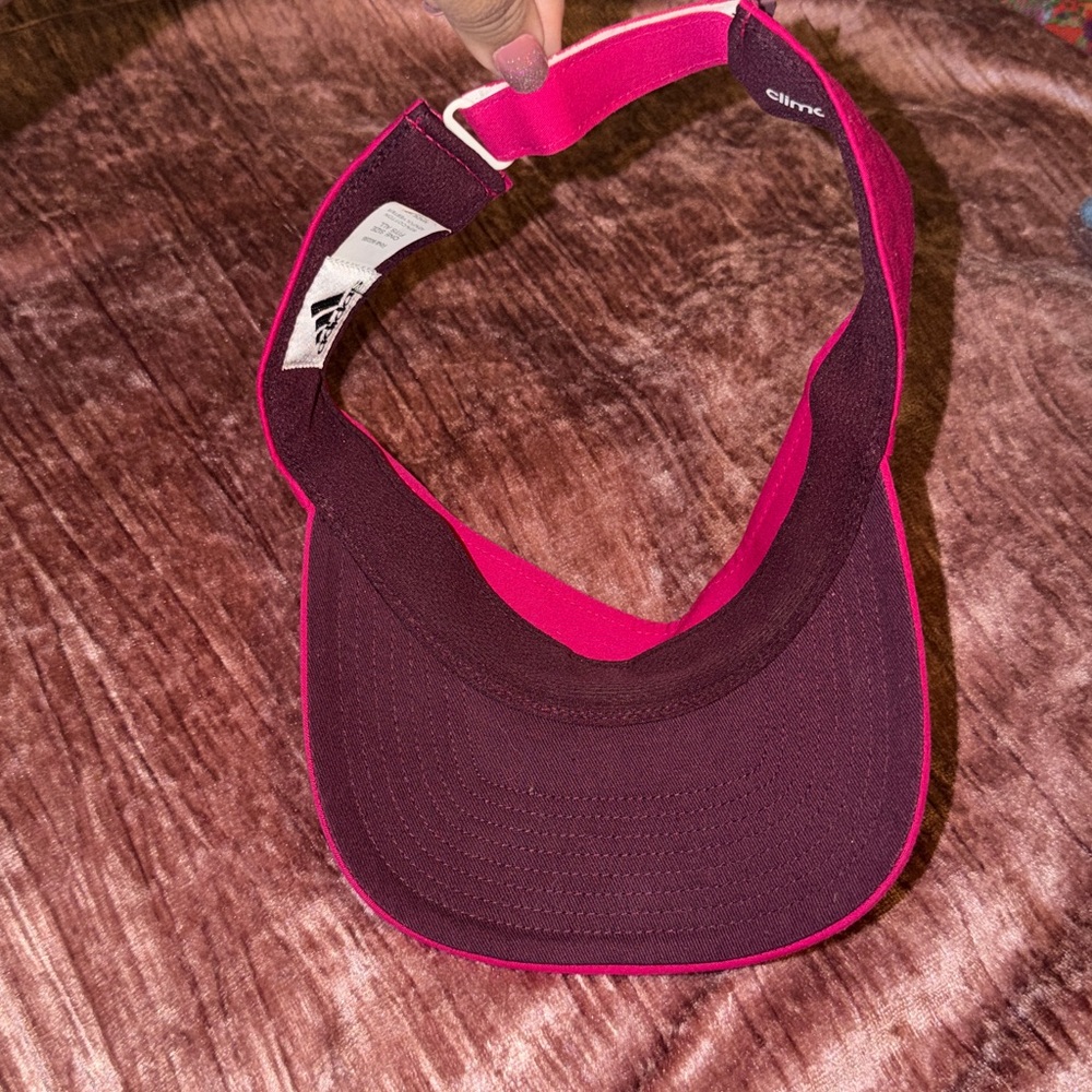 Adidas Bright Pink Sports Visor - Picture 3 of 7